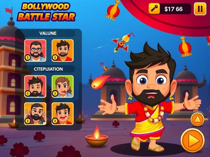 Bollywood Battle Star character customization interface